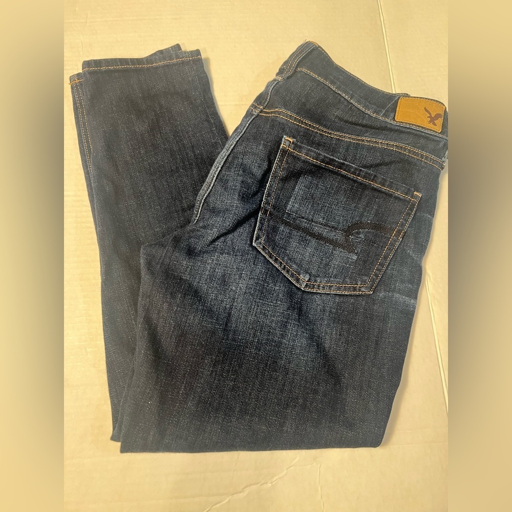 American Eagle Outfitters Tomgirl Indigo Straight Jeans